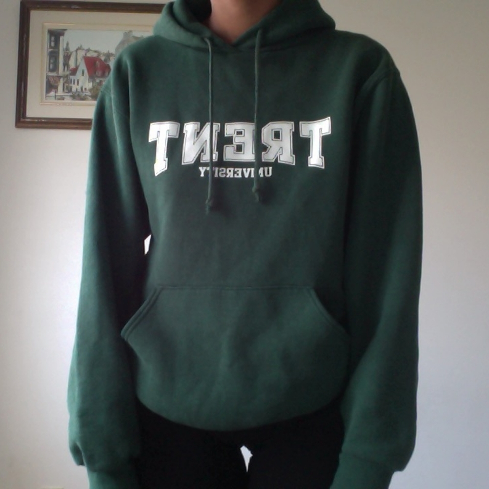 ❤SALE❤ Trent University Green Hoodie